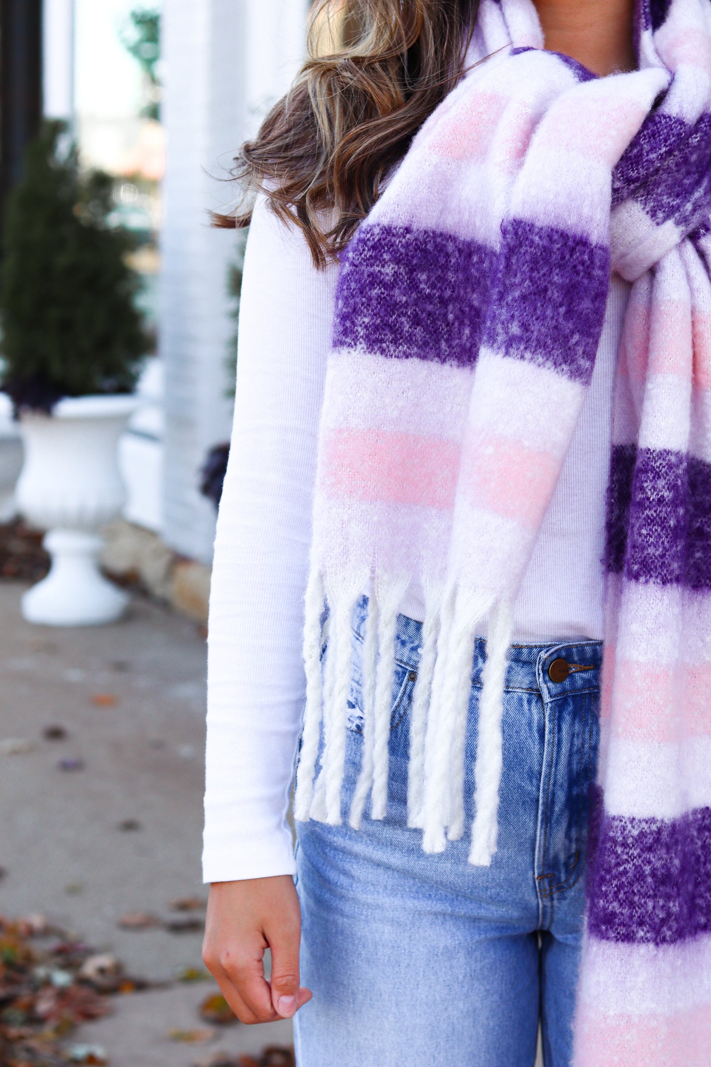 Changing Seasons Scarf (Purple/Pink)