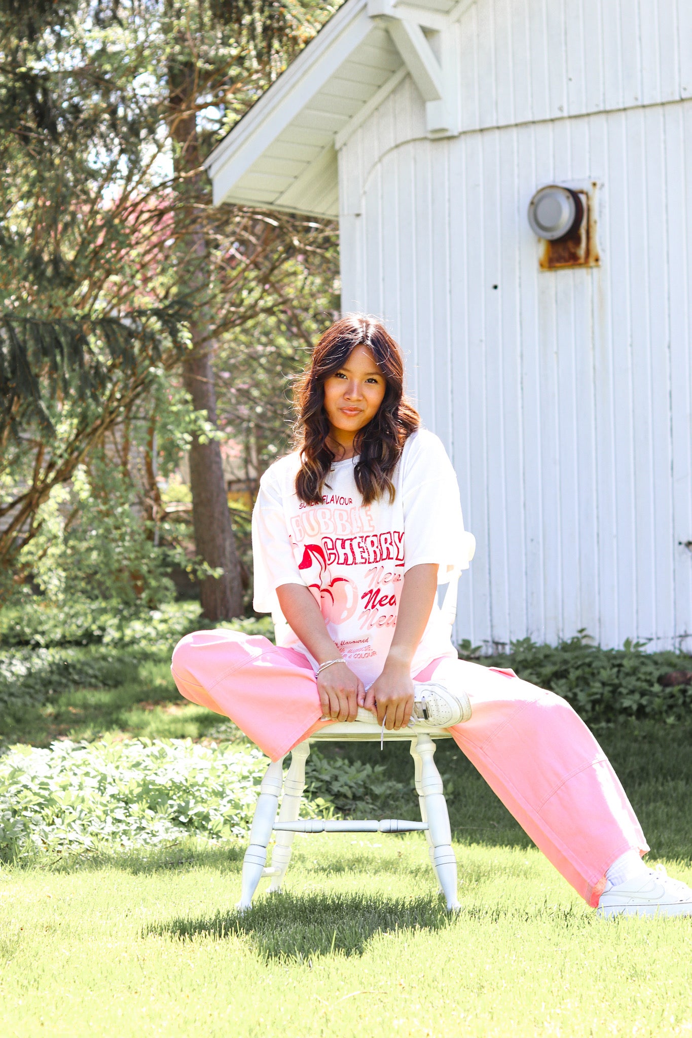 Cherry Picking Graphic T Shirt