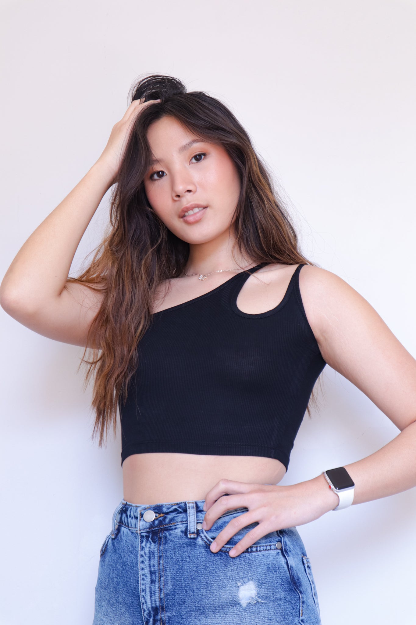 Two Way Street Top (Black) - Chicken Babe Boutique