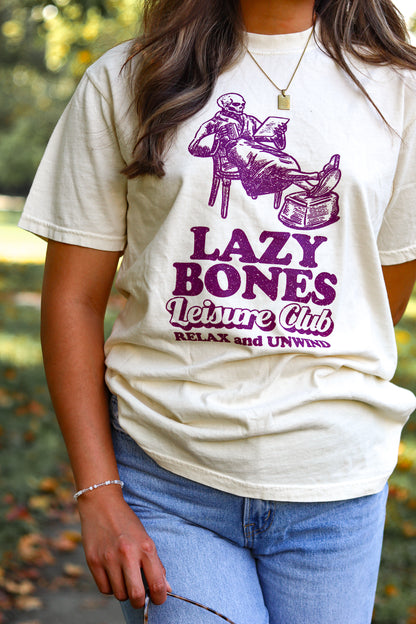 Lazy Bones Graphic Tee