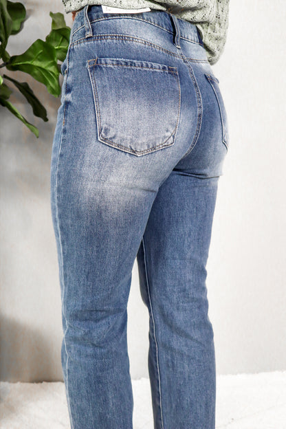 Basic Bleep Denim Jeans - Chicken Babe Boutique