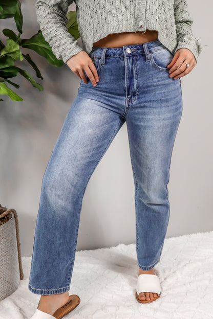 Basic Bleep Denim Jeans - Chicken Babe Boutique