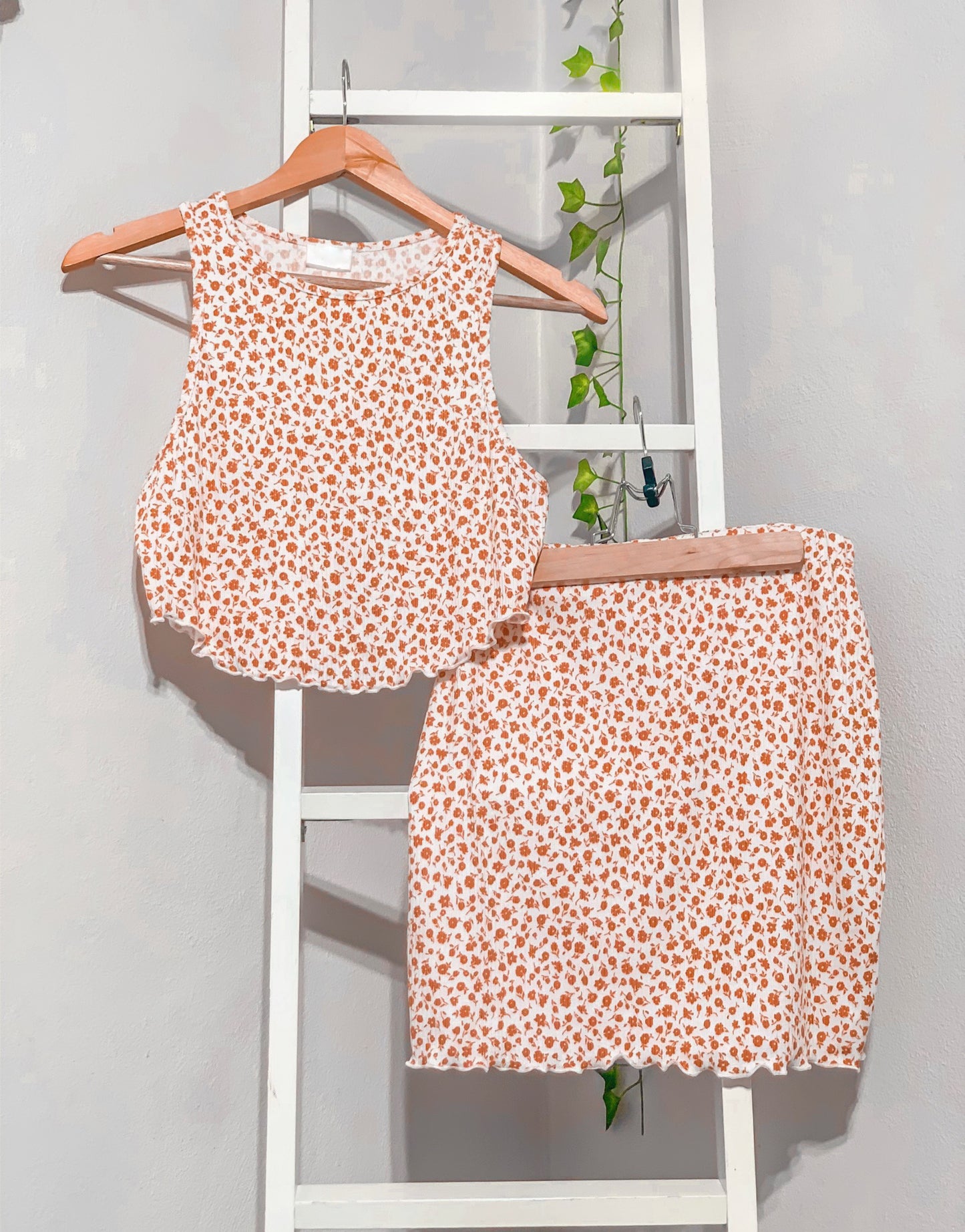 Ditsy Marigolds Two Piece Set - Chicken Babe Boutique