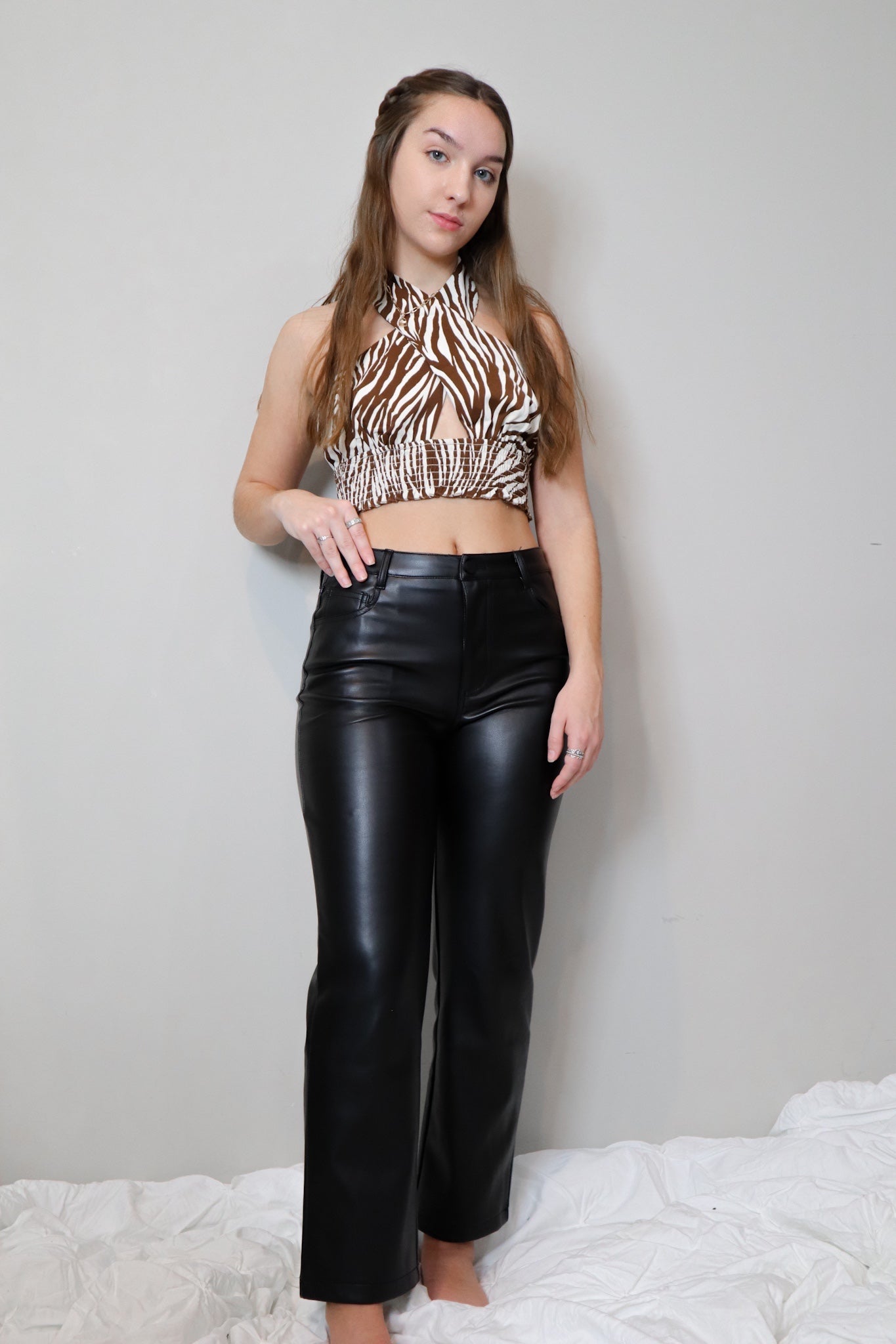 Strike a Pose Leather Pants - Chicken Babe Boutique