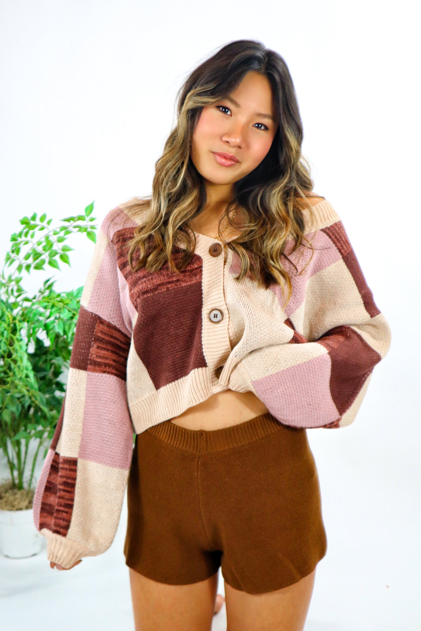 Piecing it Together Sweater - Chicken Babe Boutique