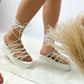 Heaven Sent Platform Sandals - Chicken Babe Boutique
