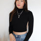 Back to Basics Top (Black) - Chicken Babe Boutique