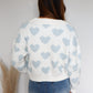 Paper Hearts Sweater - Chicken Babe Boutique