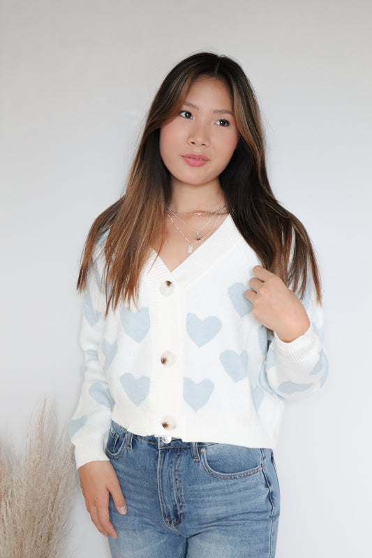Paper Hearts Sweater - Chicken Babe Boutique