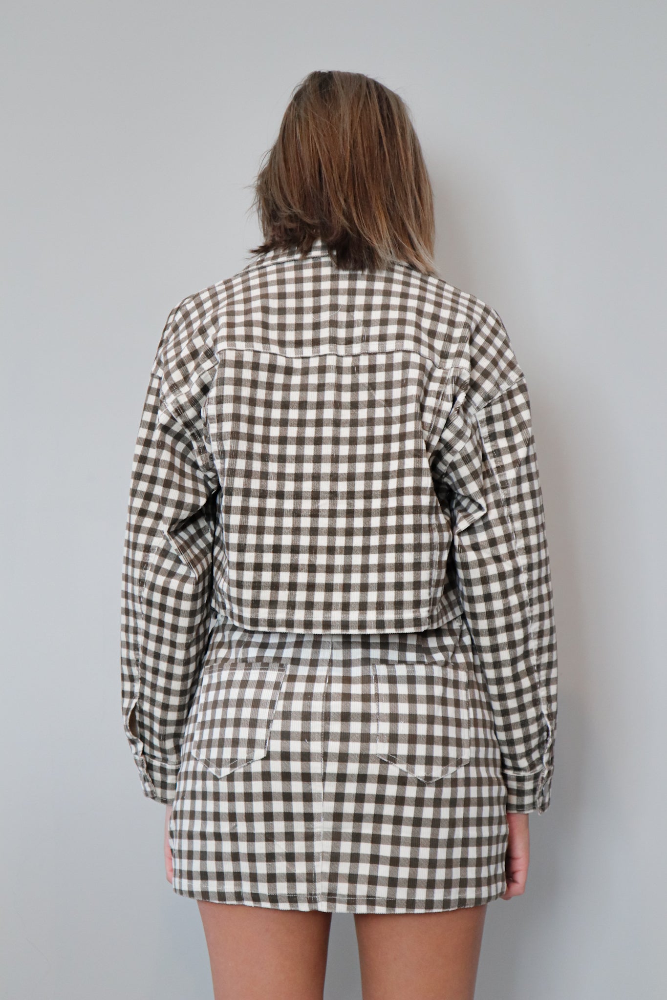 Plaid You're Here Jacket - Chicken Babe Boutique