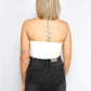 Double Trouble Top (White) - Chicken Babe Boutique