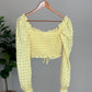Playing Favorites Blouse (yellow) - Chicken Babe Boutique