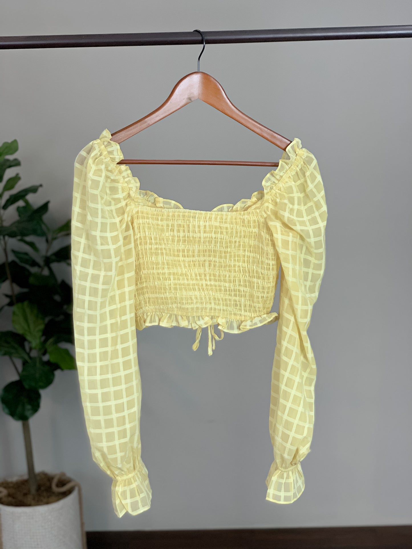 Playing Favorites Blouse (yellow) - Chicken Babe Boutique