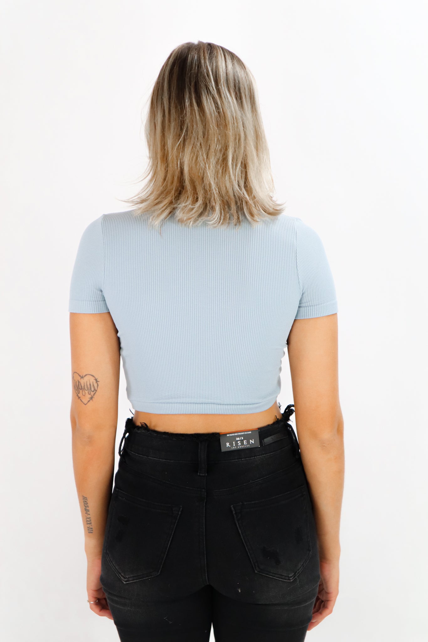 Don't Get it Twisted Top (Baby Blue) - Chicken Babe Boutique